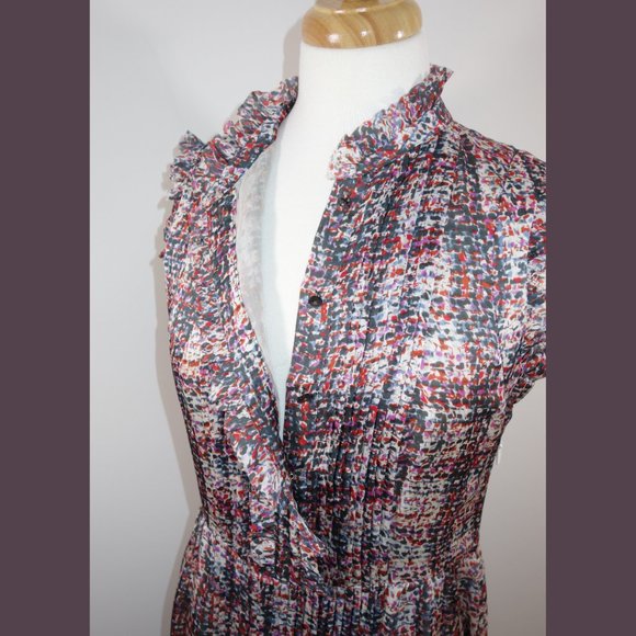 Carolina Herrera Sleeveless Silk Dress - Size M - Picture 10 of 15